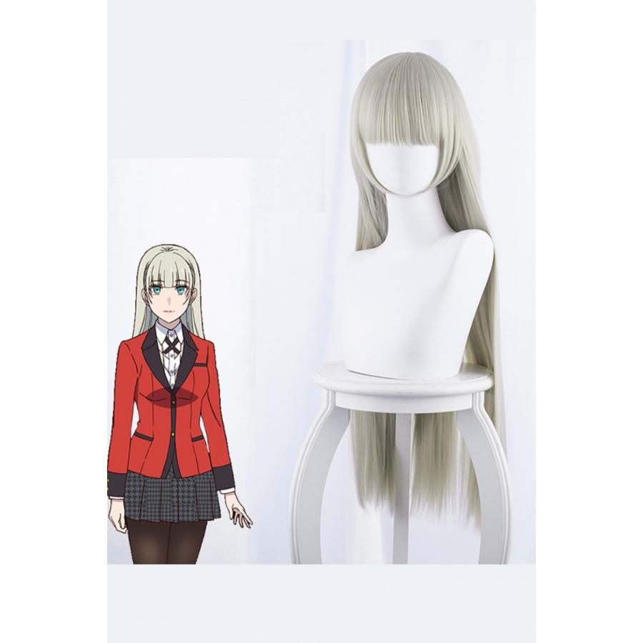 賭ケグルイ 私立百花王学園生徒会 桃喰リリカ ウィッグ コスプレ用 ネット付き Ars357 Lardoo株式会社 通販 Yahoo ショッピング