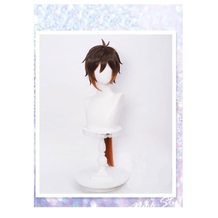 原神、 zhongliのコスプレ ウィッグ付きセットです。 三分妄想1/3Delusion】原神 Genshin 鍾離-しょうり-Zhongli