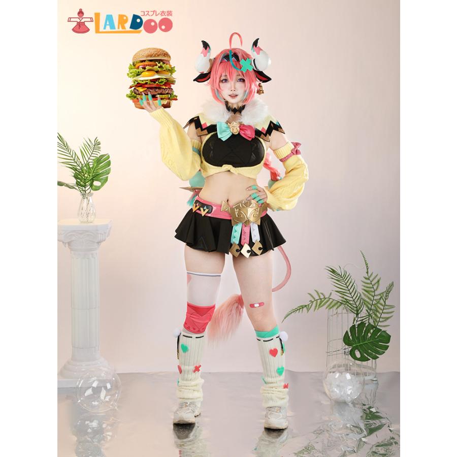 原神 Genshin ナタ ヴァレサ-Varesa コスプレ衣装 金属神の目版