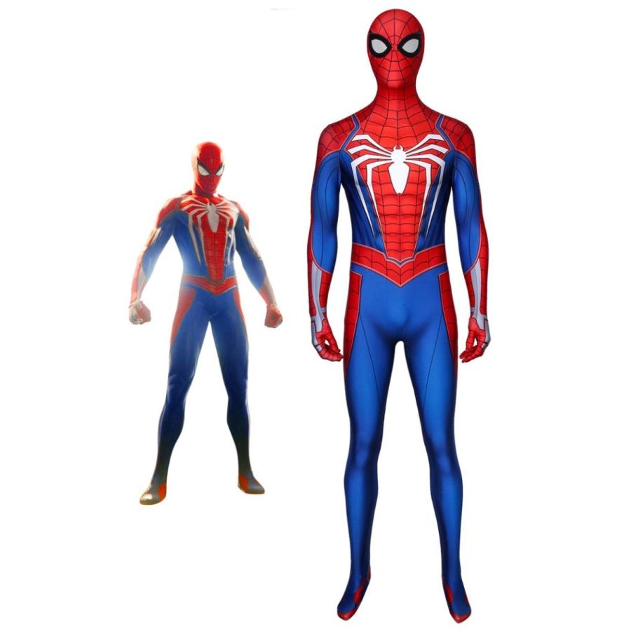 スパイダーマン SPIDER-MAN PS4 ジャンプスーツ コスプレ衣装 cosplay コスチューム｜lardoo-store