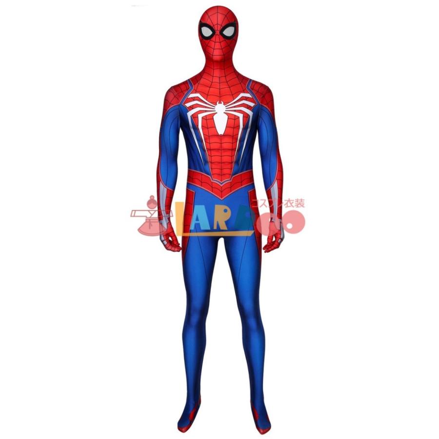 スパイダーマン SPIDER-MAN PS4 ジャンプスーツ コスプレ衣装 cosplay コスチューム｜lardoo-store｜02