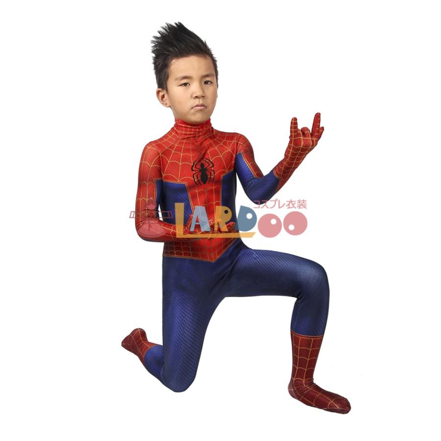 スパイダーマン L コスプレ 仮装 キッズ 子供 ハロウィン パーティー 120