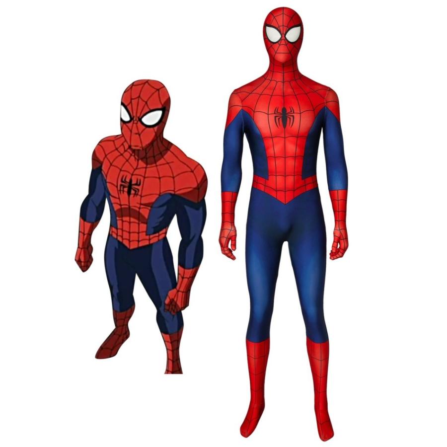 スパイダーマン:ファー・フロム ・ホーム Spider-Man Far From H ome ジャンプスーツ コスチュー ム コスプレ衣装 cosplay コスプ レ｜lardoo-store