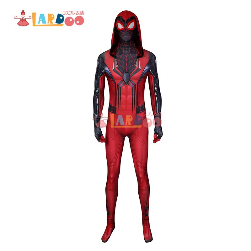 ミラーマン コスプレコスチューム PS5 ゲーム『Marvel's スパイダーマン』 マイルズ・モラレス 「Crimson