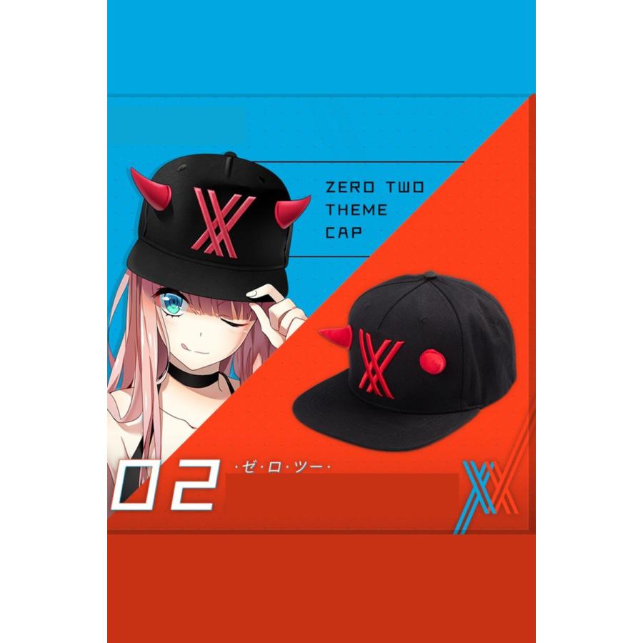 ダーリン イン ザ フランキス Darling In The Franxx ダリフラ ゼロツー 002 キャップ 帽子 コスプレ道具 コスプレグッズ コスチューム Lrs 1 Lardoo株式会社 通販 Yahoo ショッピング