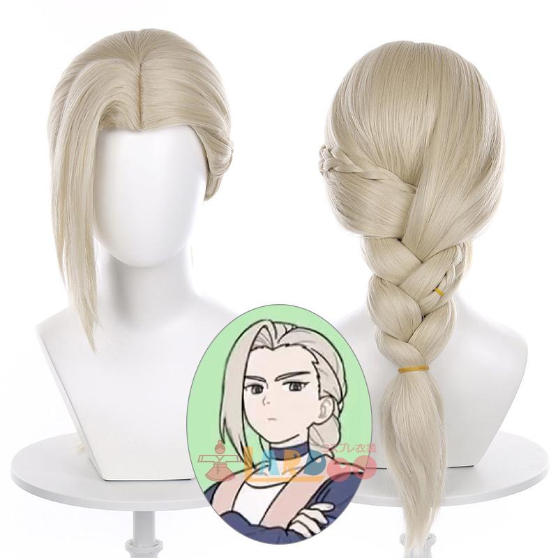 羅小黒戦記 鹿野-ルーイエ コスプレウィッグ 未セット ネット付き 耐熱