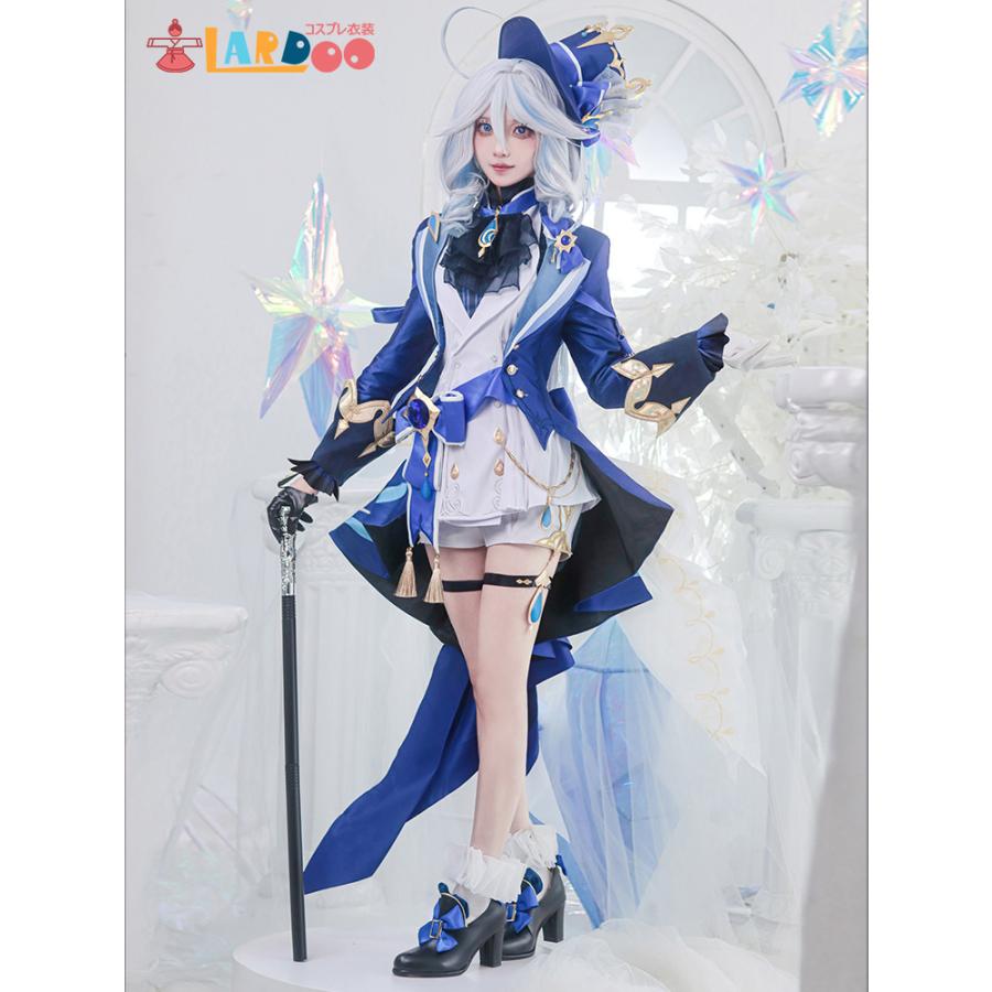 フリーナ コスプレ衣装 S 原神 Genshin フォンテーヌ フリーナ-Furina Focalors コスチューム