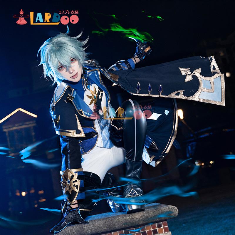 原神 Genshin ローエン-Lohen コスプレ衣装 金属パーツ版 靴カバー付き