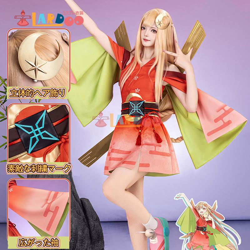 超かぐや姫 コスプレ 衣装 かぐや コスプレ アニメ仮装 Lサイズ イベント 超かぐや姫 かぐや コスプレ衣装 コスチューム cosplay : lardooラドー