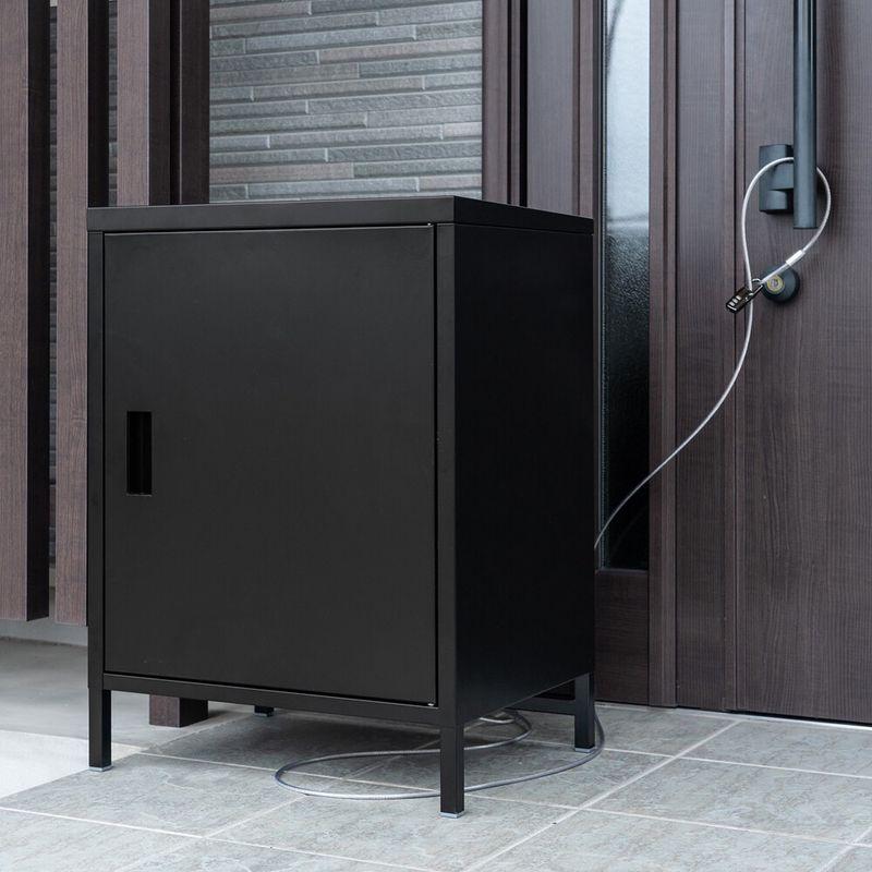 DELIO宅配ボックス大容量1ドア BK/WH/BR/GN サカベ 収納家具 東京