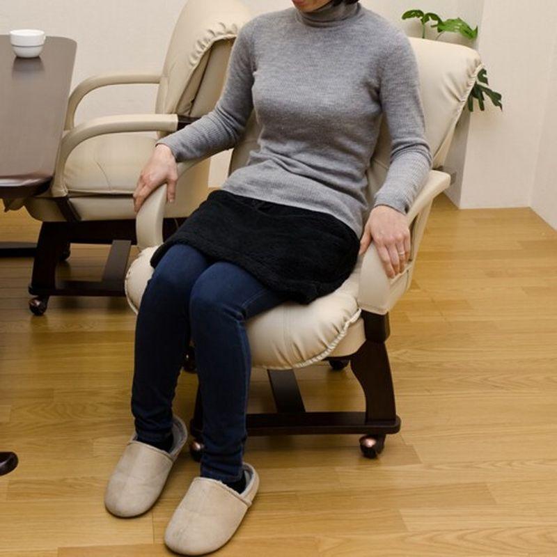 ARIESキャスター付きダイニングチェアナチュラル