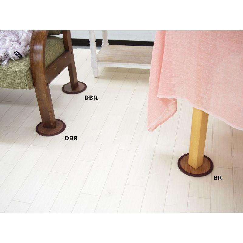 リバーシブル座卓敷き 凹み防止グッズ 日本製 座卓座布団 丸型 ダークブラウン 4枚組 直径約16cm 萩原株式会社 畳 ござ 東京百貨店 S 東京百貨店 通販 Yahoo ショッピング