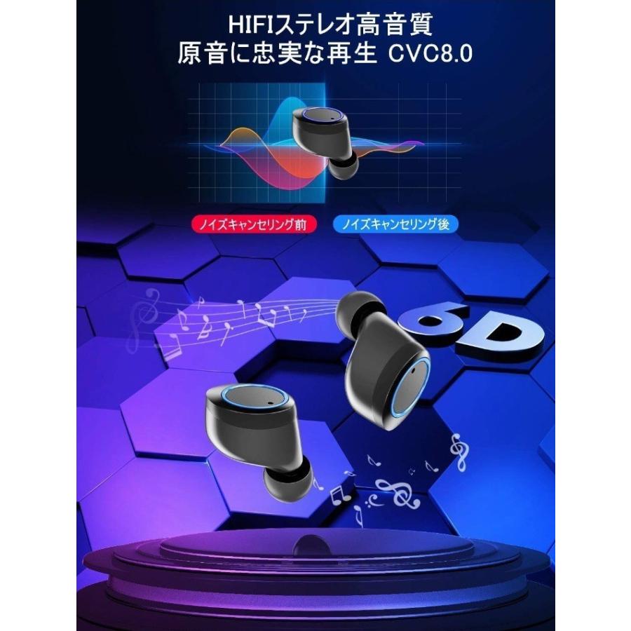イヤホン ワイヤレス bluetooth5.0 ブルートゥースイヤホン