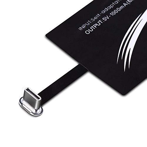 アイテム勢ぞろい ワイヤレス充電レシーバー TypeCワイヤレス充電レシーバー Qi レシーバー 無線充電レシーバ ワイヤレス スマホ対応 TypeC 充電レシーバ tnk.skr.jp