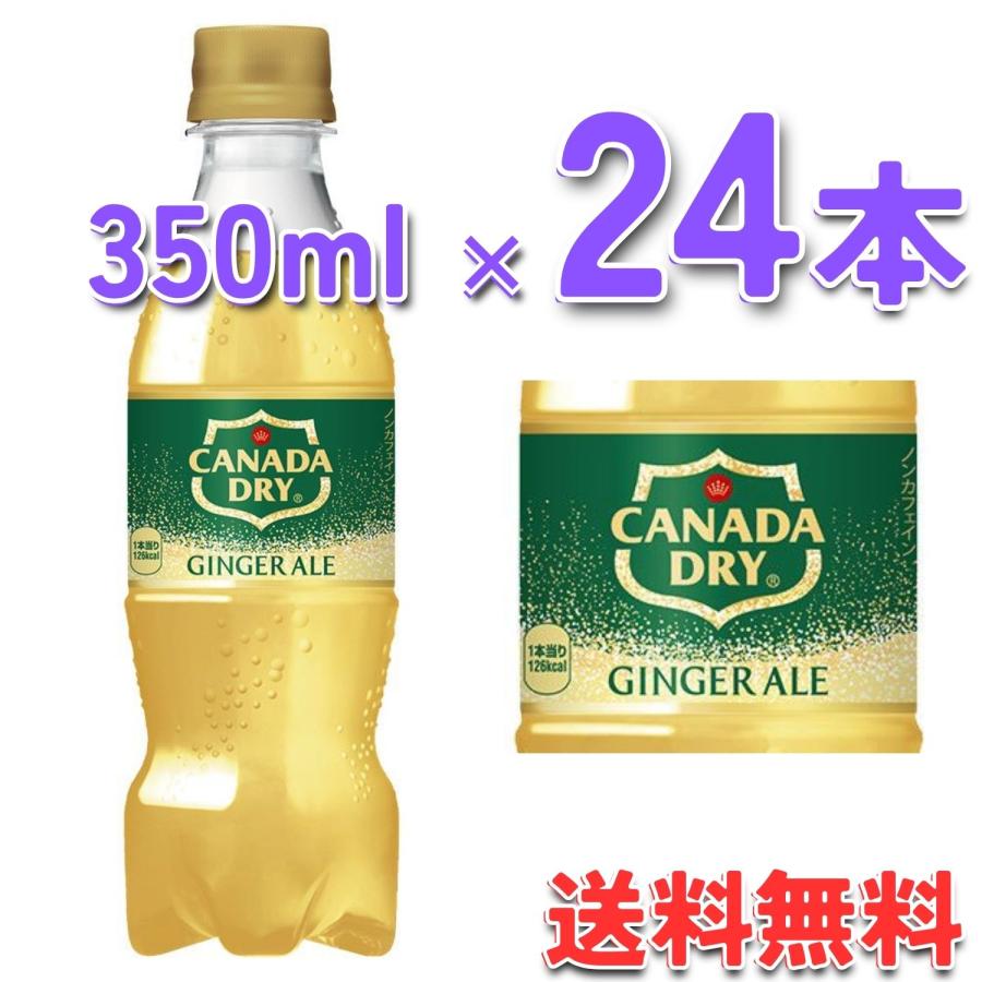 コカ・コーラ社製品 カナダドライ ジンジャーエール PET 350ml 1ケース