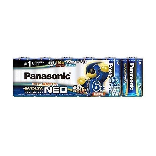 Panasonic（パナソニック） LR20NJ/6SW エボルタNEO 単1形アルカリ