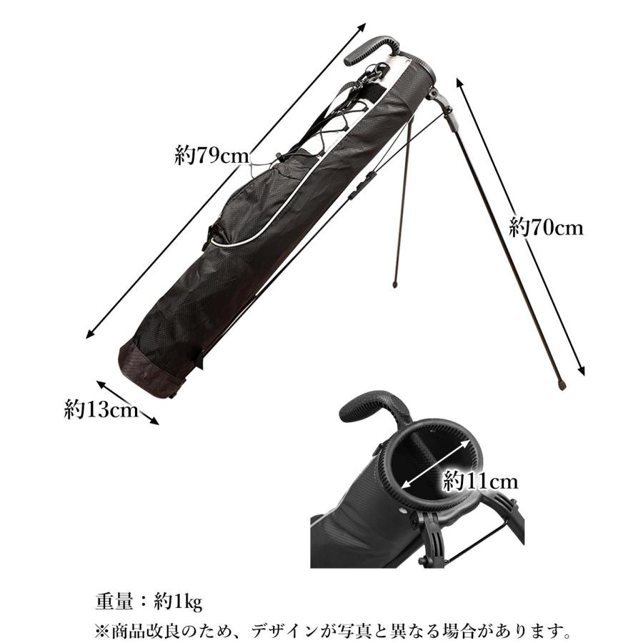 ゴルフクラブケース スタンド ゴルフバッグ 7本収納 軽量 撥水加工