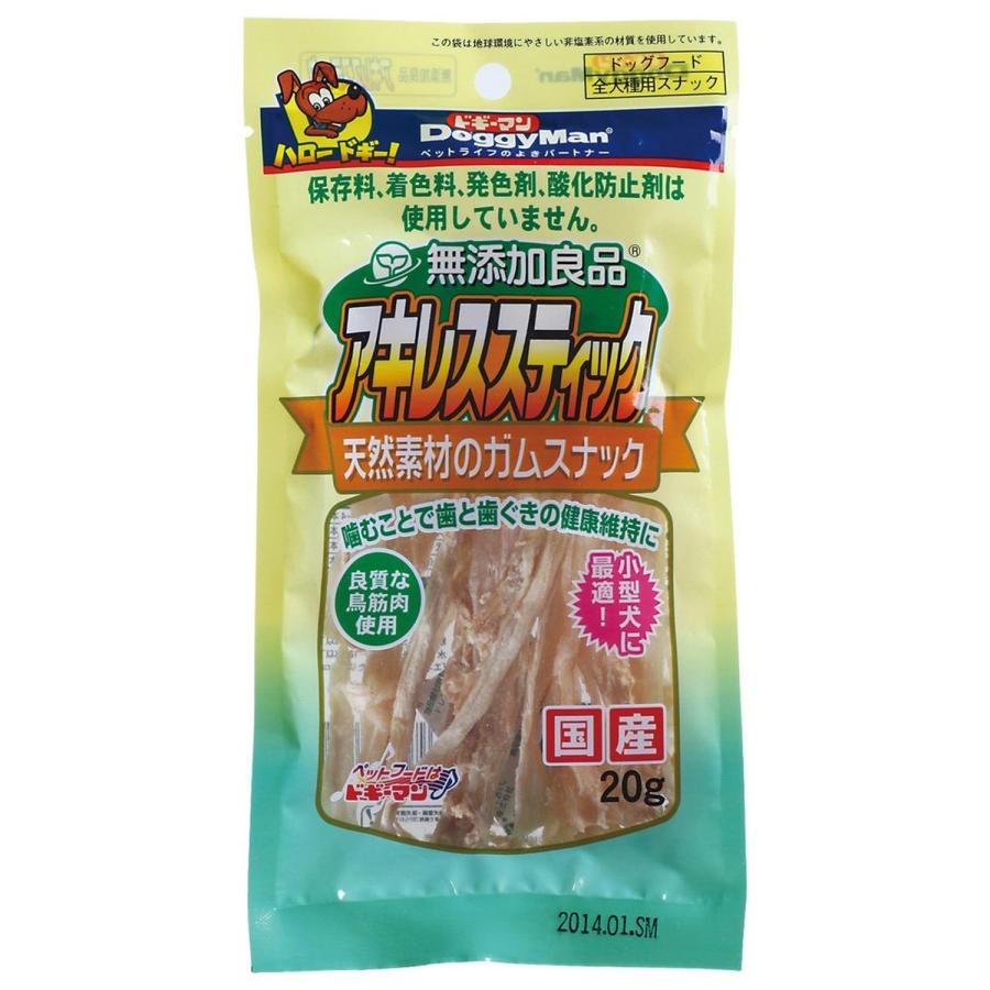 ラムネ国産 ドギーマン アキレススティック 20g 108袋 ドギーマン 無添加良品 アキレススティック 20g : LARGO Yahoo!店
