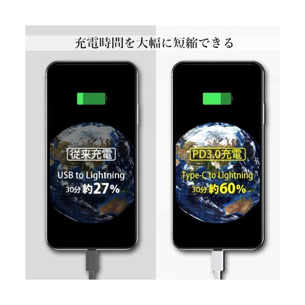 PD充電器 iPhone AC アダプター Type C USB 20W 電源 2ポート コンセント アダプタ 急速充電 高速 スマホ アンドロイド iPad ((S｜largo1991｜04