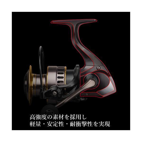 スピニングリール 軽量 2000番 耐久性 釣り リール 投げ釣り 淡水釣り