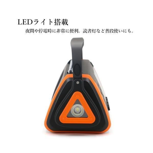 2個セット ◆1年保証付◆ 多機能防災ラジオ グリーン 多機能 防災 LEDライト スマホ充電 ソーラー充電 ポータブル 手回し ((S｜largo1991｜04