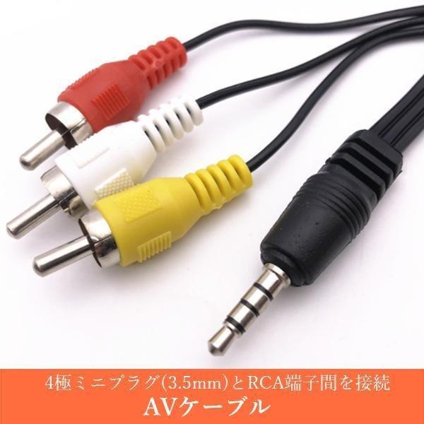 【送料込】RCAプラグ VIABLUE 4個セット 未使用品 2個セット AVケーブル 4極 ミニプラグ RCAプラグ 1.4m 映像 音声