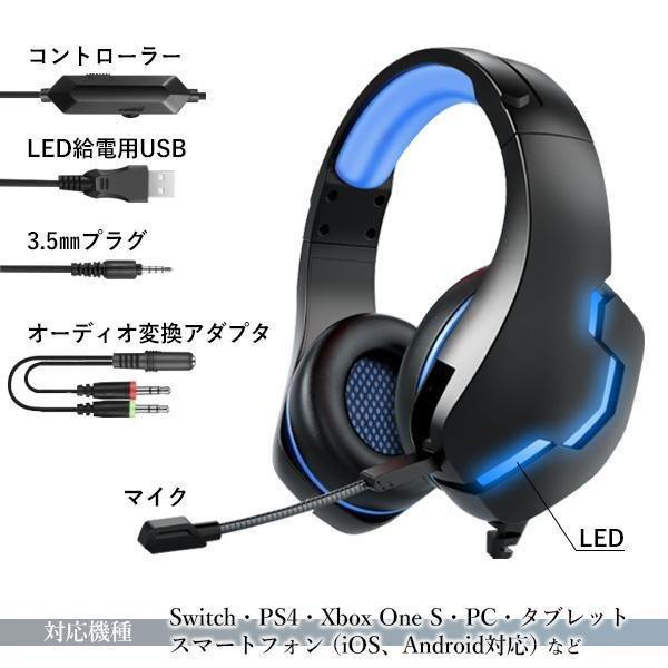 2個セット ◇3ヶ月保証付き◇ ゲーミングヘッドセット ヘッドホン 