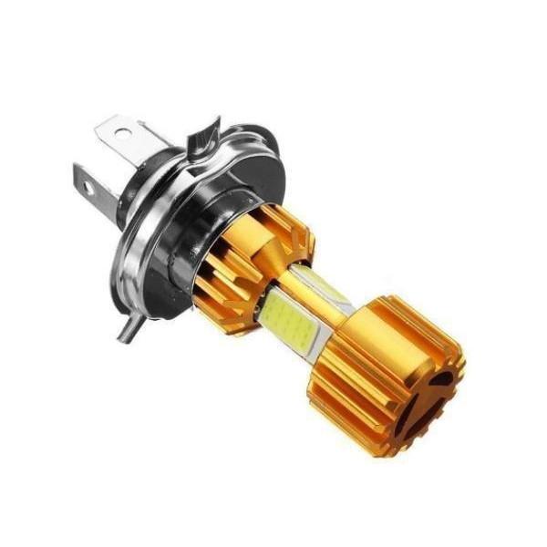COB搭載 バイク LEDヘッドライト H4 ヘッドライトバルブ 送料無料 ((S 