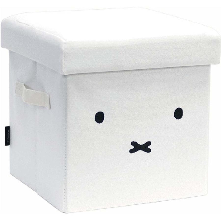 オカトー ミッフィー miffy 収納 椅子 スツール 16.5L ホワイト 取っ手付き Okato