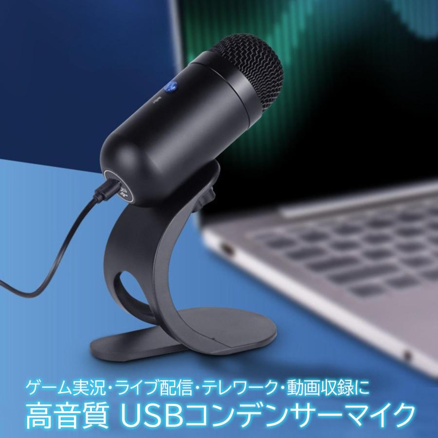 PC マイク 小型 USB 有線 タイプc 会議 ミュートボタン搭載