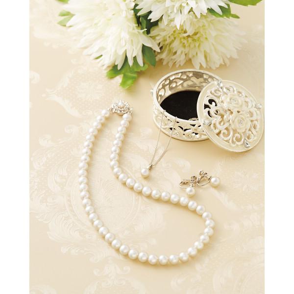 ギフト ユキコハナイ パール3点セット ホワイト A-YHYS14144WT : LARGO