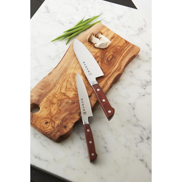 ギフト 濃州孫六作 料理包丁2本セット（プロフェッショナルブラウン