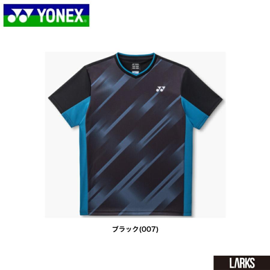 ヨネックスYONEX テニス＆バドミントンウ　ゲームウェア　新品　L ブラック系 13時までのご注文で即日出荷」ヨネックス YONEX ユニゲームシャツ