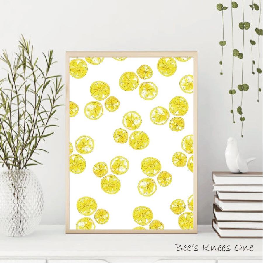 北欧アートポスター ｌｅｍｏｎ レモン アートパネル ノルディック A5 Art 105 Beeskneesone 通販 Yahoo ショッピング