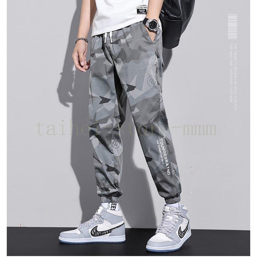 カーゴパンツ メンズ 夏 迷彩パンツ スエットパンツ ゆったり ボトムス 涼しいズボン ズボン 迷彩柄 スリム 作業着 ワークパンツ 無地 カジュアル 新品 春先取りの