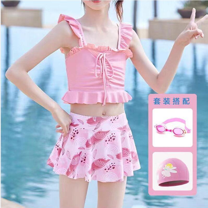 最大69％オフ！ 子供水着キッズ女の子ノースリーブジュニア女児小学生