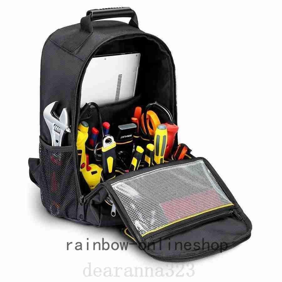 ツールバッグリュックサックバックパック工具収納耐久性工具リュック小物収納カジュアル4タイプ背負いやすさ大容量作業軽量  :larl622312592f7:ラルゴ - 通販 - Yahoo!ショッピング