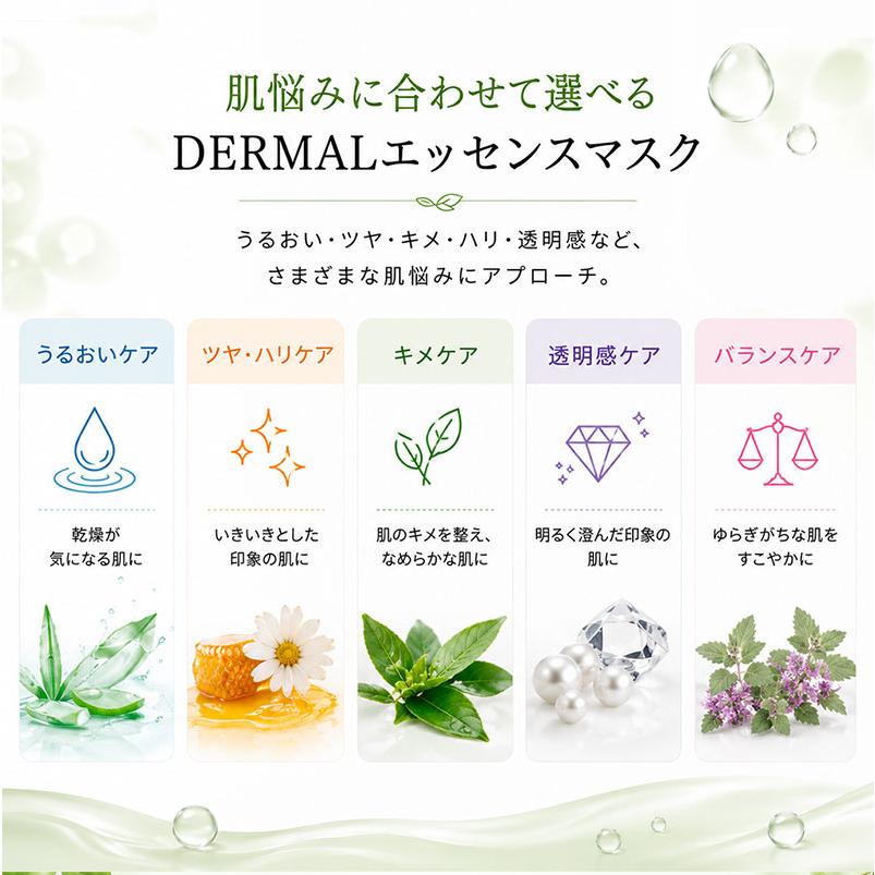 DERMAL フェイスパック シートマスク ダーマル ダーマル シートパック