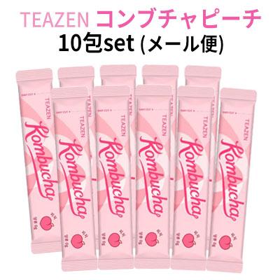 TENZEN ピーチ コンブチャ 10包入り 粉末スティック 健康ドリンク BTS