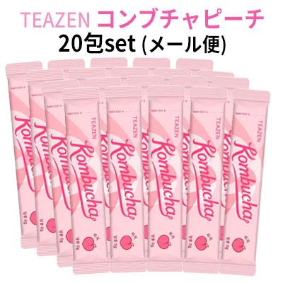TENZEN ピーチ コンブチャ 20包入 2Box 粉末スティック 健康ドリンク