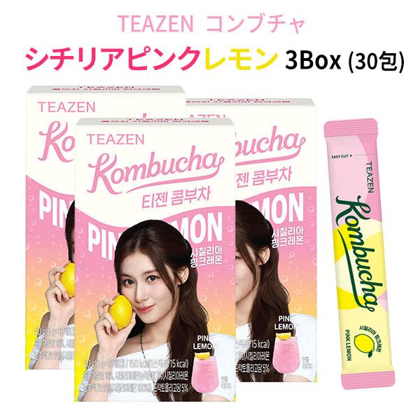 TENZEN シチリアピンクレモン コンブチャ 3BOX 粉末スティック 健康