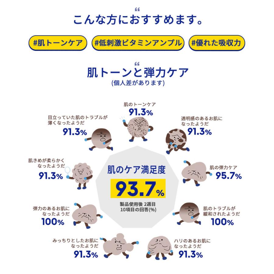 美容液 ミシャ プラス スポットコレクティング & ファーミング アンプル 2個セット  弾力ケア  韓国コスメ 送料無料｜lasa-beauty｜04