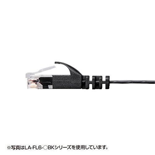 サンワサプライ LANケーブル モデム用 CAT6 フラットタイプ 1Gbps/250MHz ギガビット イーサネットケーブル RJ45コネクタ｜lasantalease｜02