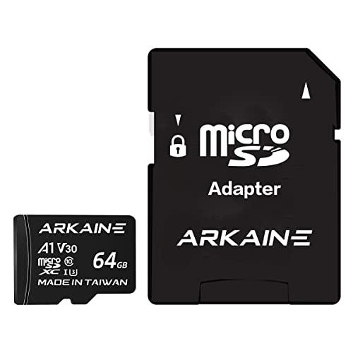 ARKAINE まいくろSDカード 64GB Nintendo Switch マイクロSDカード A1 UHSI U3 V30 4K