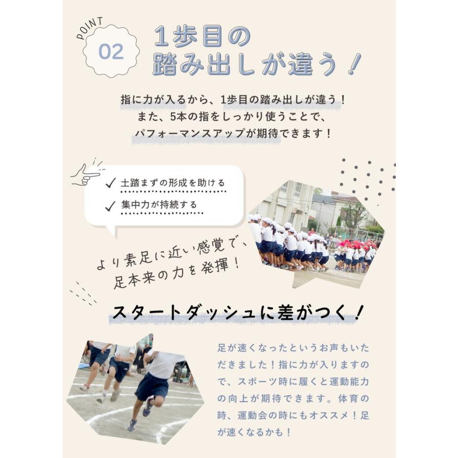 5本指ソックス 16-18cm 19-21cm クルー 10263 ボーダー KIDS キッズ 五本指 靴下 子供 日本製 LASANTE |  | 08