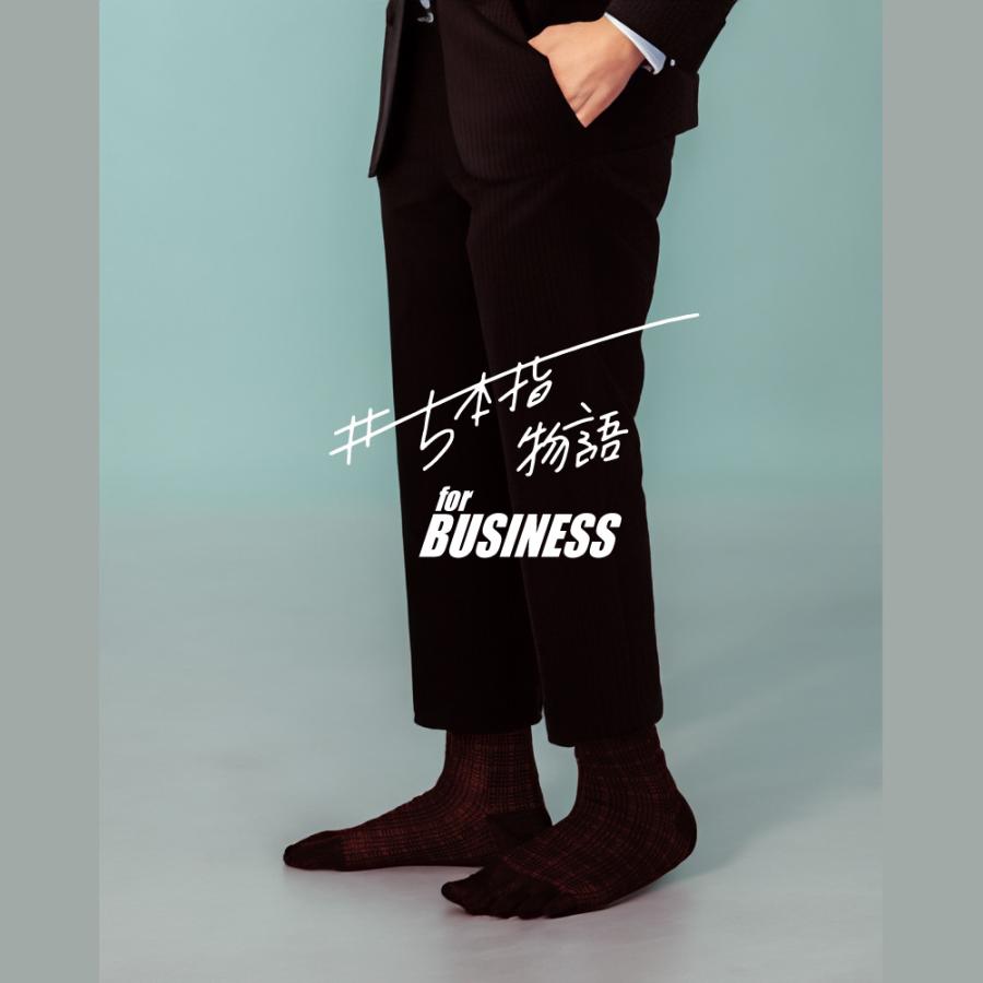 5本指ソックス クルー 24-26cm 薄手 ビジネスチェック柄 10593 五本指 靴下 日本製 LASANTE |  | 03