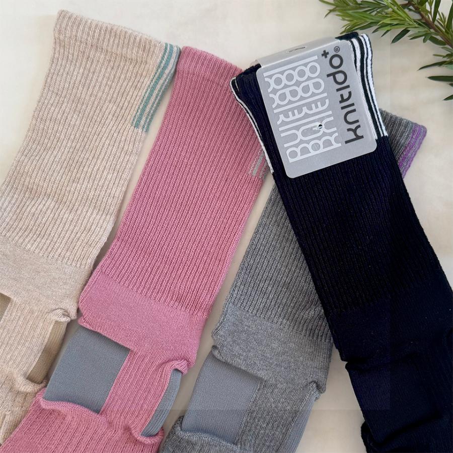 5本指ソックス タグストライプ ハイクルー サポート 131086 23-25cm 25