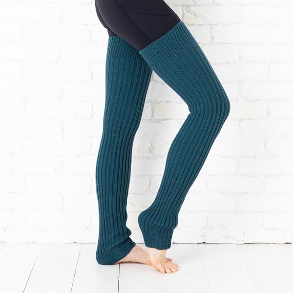 サイハイ レッグウォーマー ウール混  ソフトリブ  150389【ネコポス不可】  knitido+ ニッティドプラス ヨガ ピラティス |  | 05