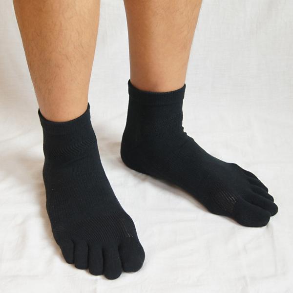 30342 3次元 スポーツ ベーシック ショート 26-28cm 28-30cm 滑り止め 抗菌防臭 立体 メンズ 5本指ソックス 五本指 靴下 日本製 ラサンテ |  | 01