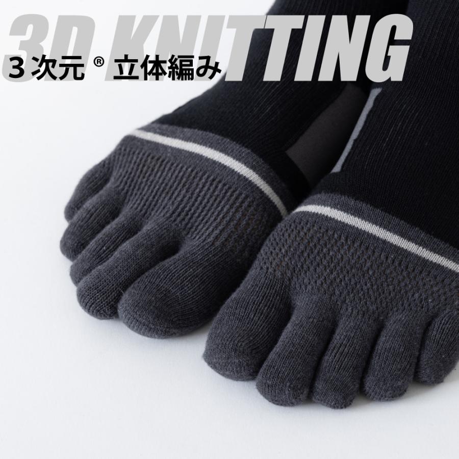 5本指 ハイソックス 22-24cm 24-26cm 26-28cm スポーツ サポート 滑り止め 抗菌防臭 速乾 30618 3次元 立体 五本指 靴下 サッカー 日本製 LASANTE |  | 05